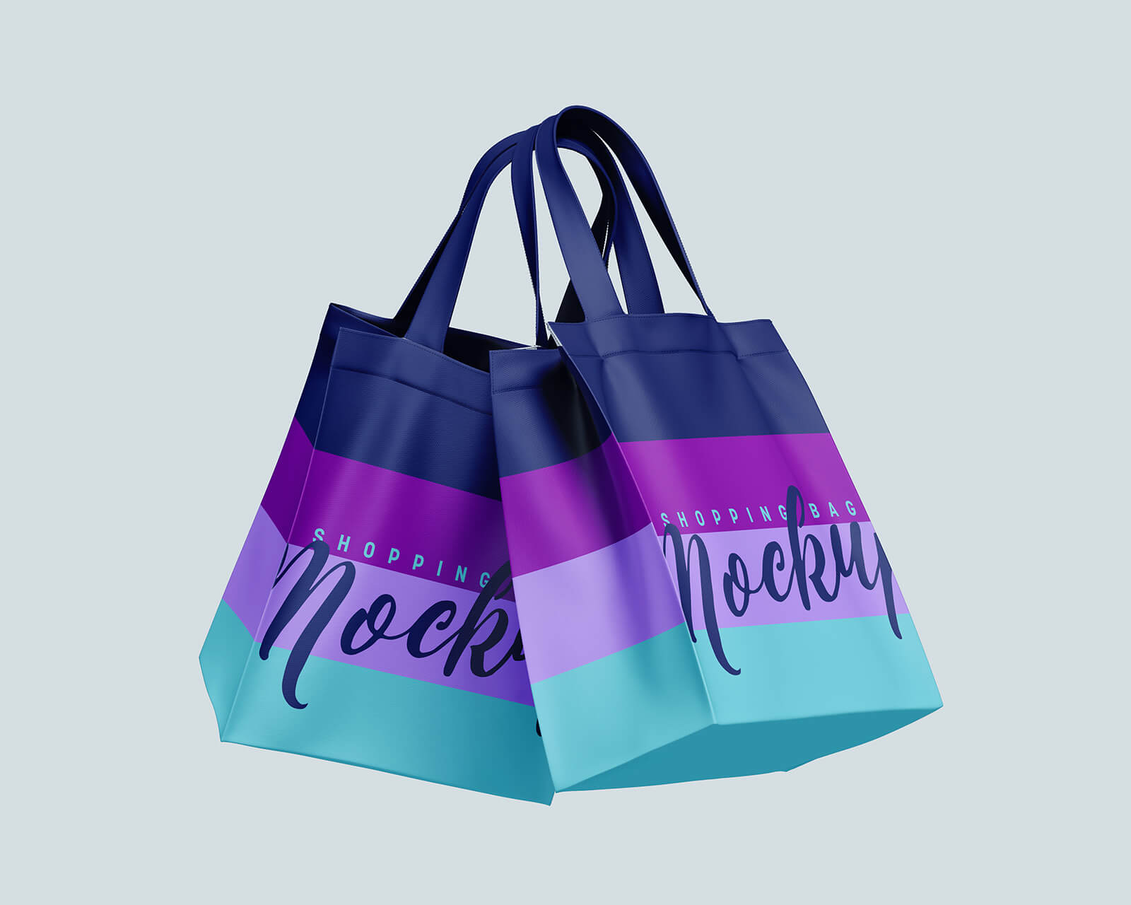 Free Realistic Shopping Bag Mockup PSD Set