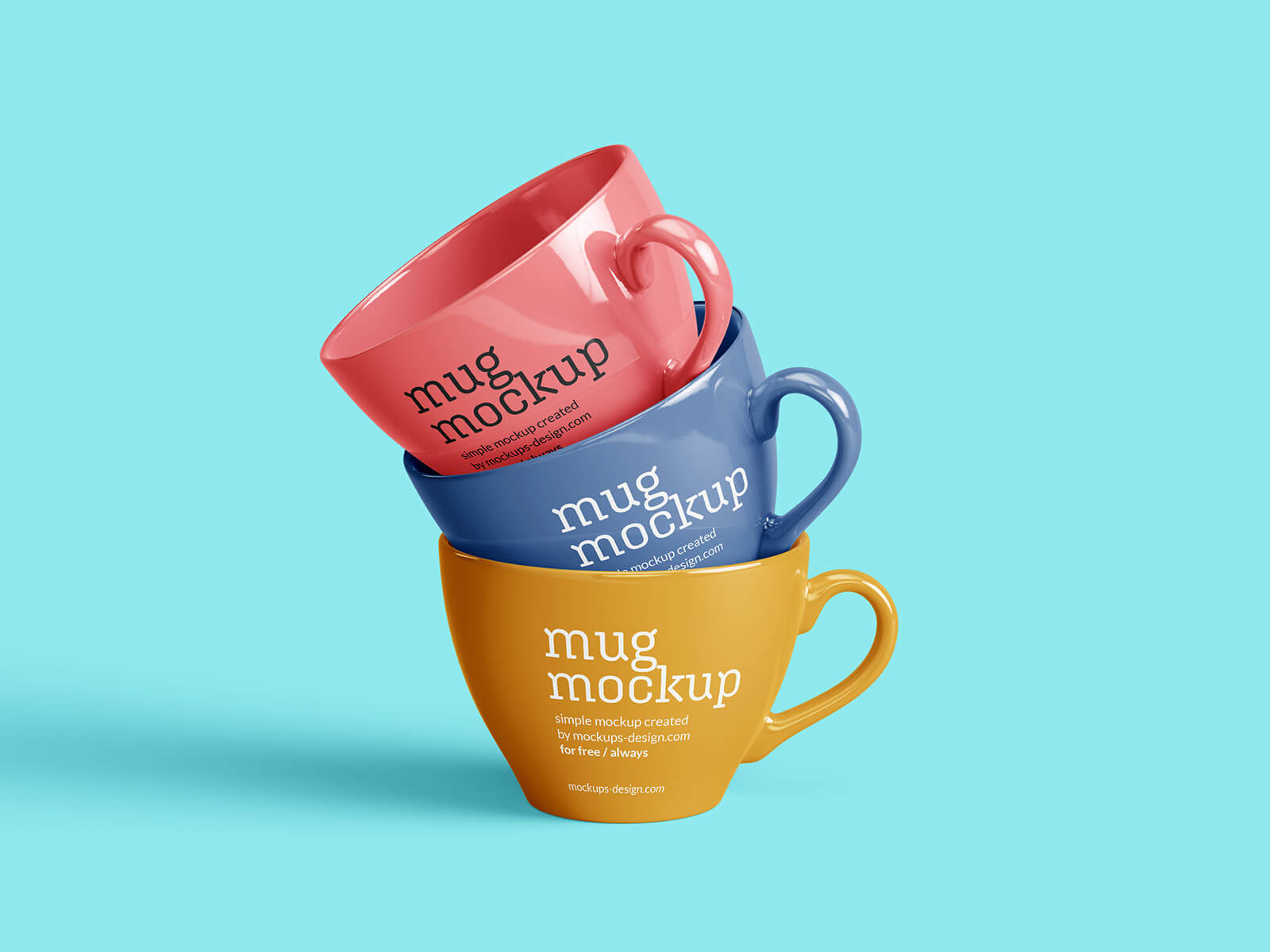 Free Tea Coffee Cup Mockup PSD