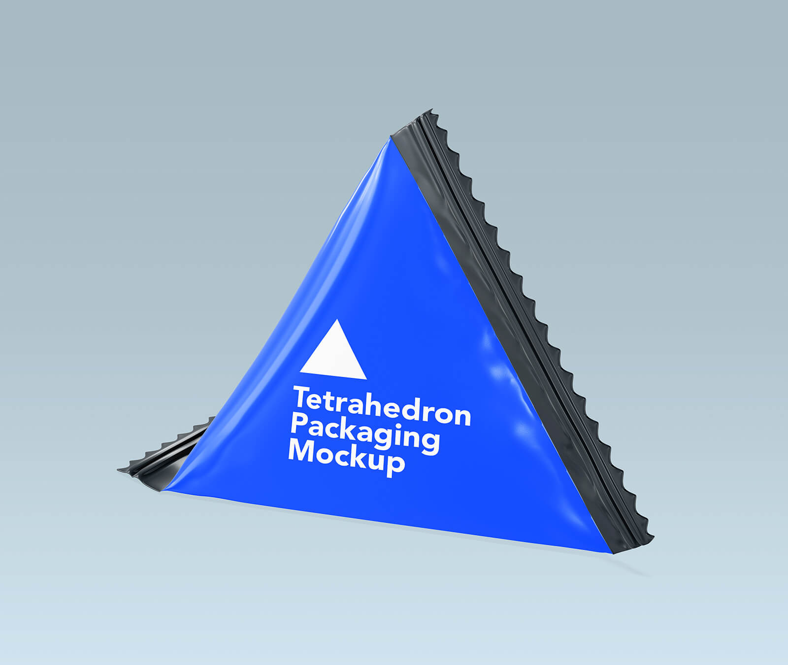 Free Tetrahedron Milk Packaging Mockup PSD Set