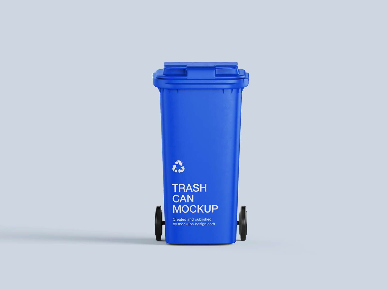 Free Garbage Bin Trash Can Mockup PSD File