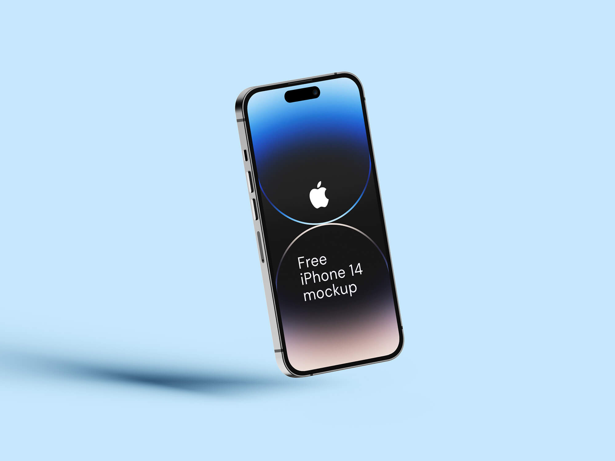 5 Free iPhone 14 Pro Mockup PSD