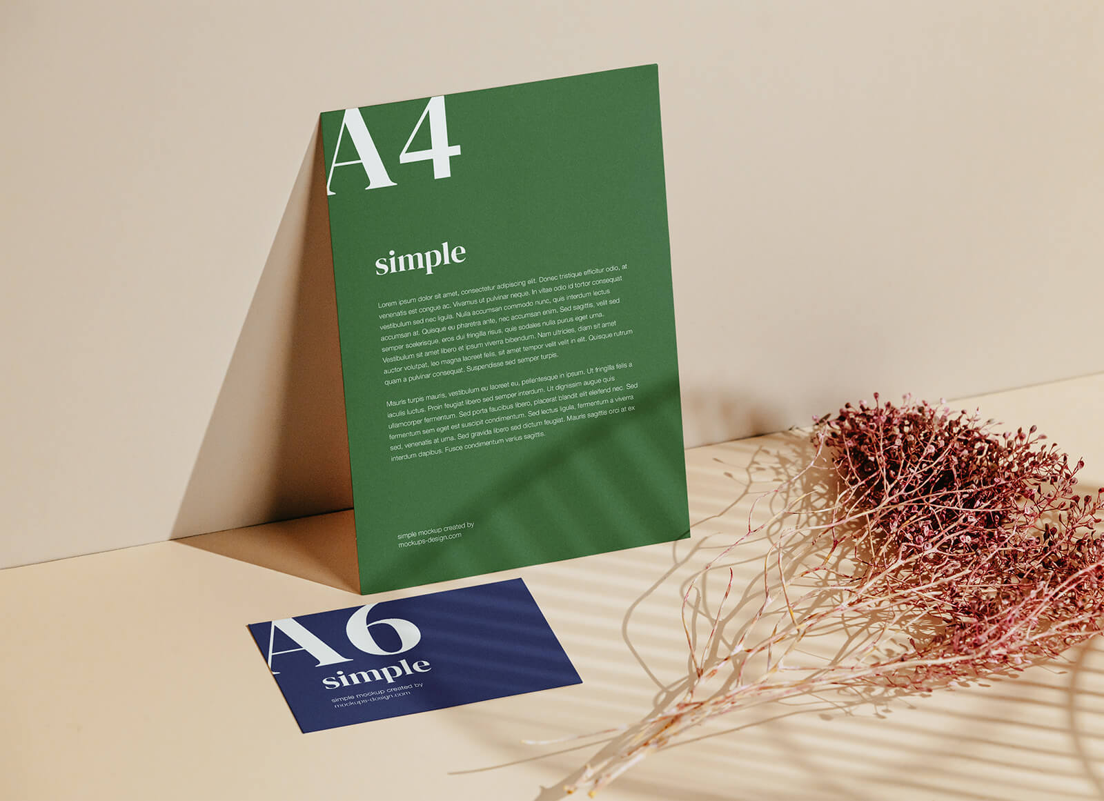 Free-A4-&-A6-Size-Flyer-Mockup-PSD