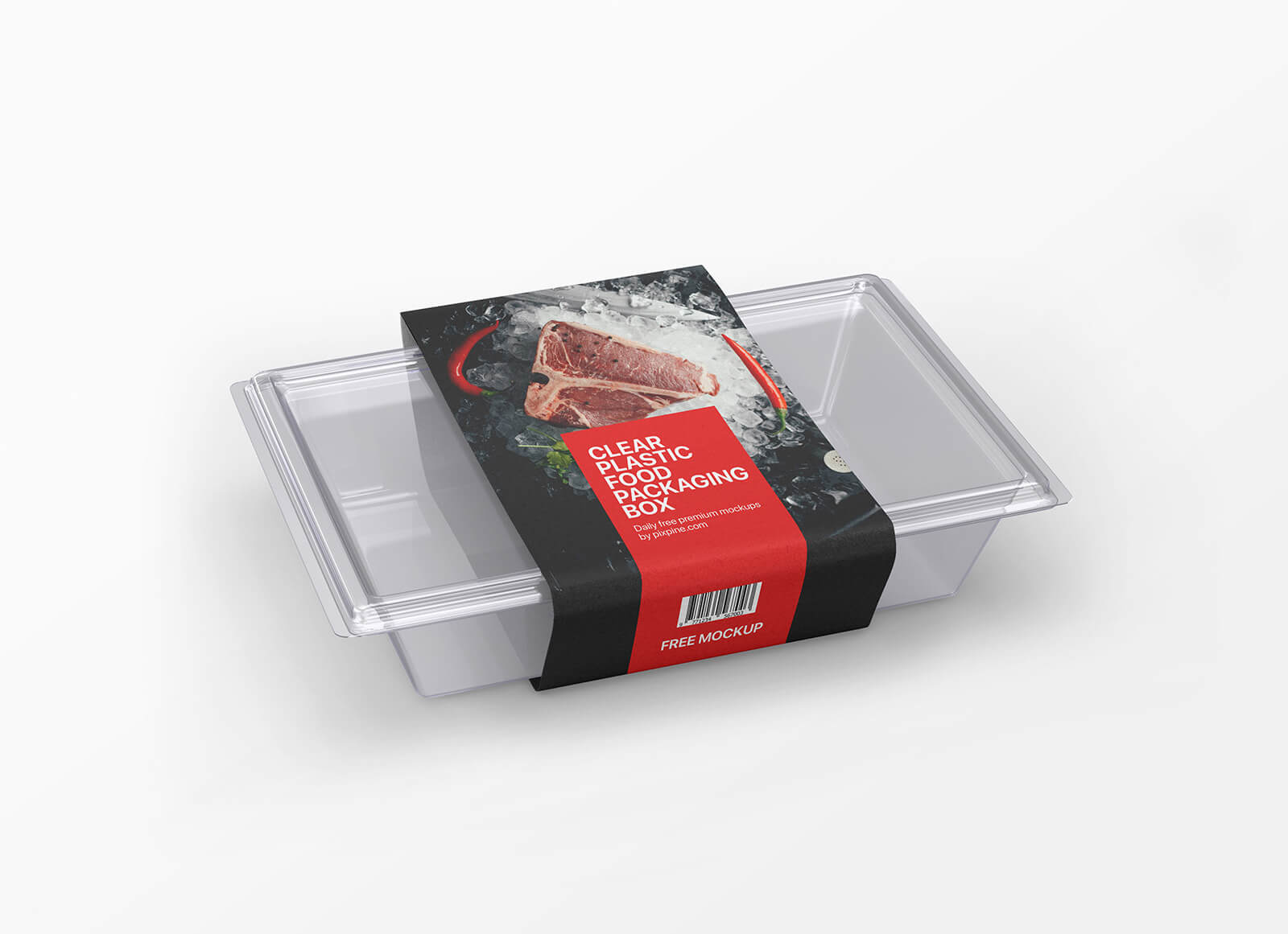 Vol.1: Clear Plastic Food Containers Packaging Mock Up Collection