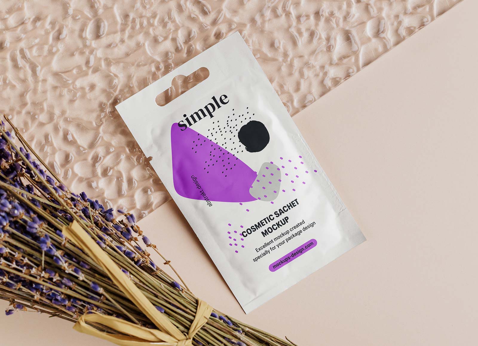 Free Cosmetic Plastic Sachet Mockup PSD - Good Mockups