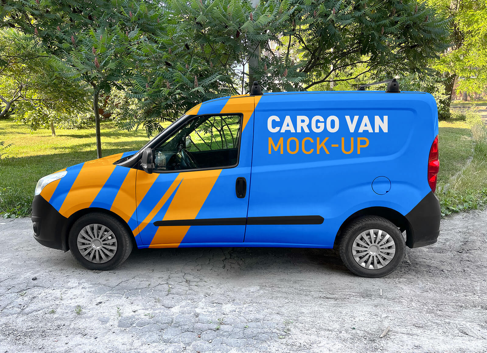 Free-Delivery-Cargo-Van-Mockup-PSD