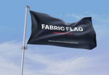 Free-Fabric-Flag-Mockup-PSD