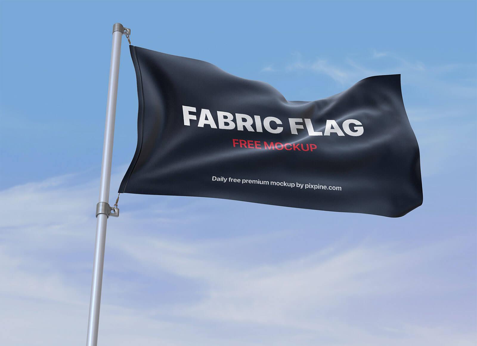 Free-Fabric-Flag-Mockup-PSD