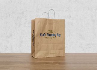 Free-Kraft-Paper-Shopping-Bag-Mockup-PSD