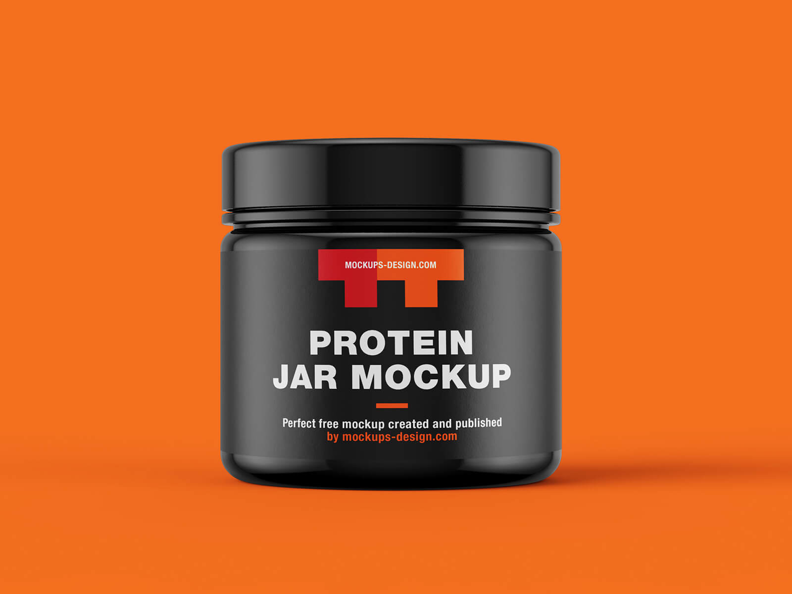 Free Protein Supplement Jars Mockup PSD Set