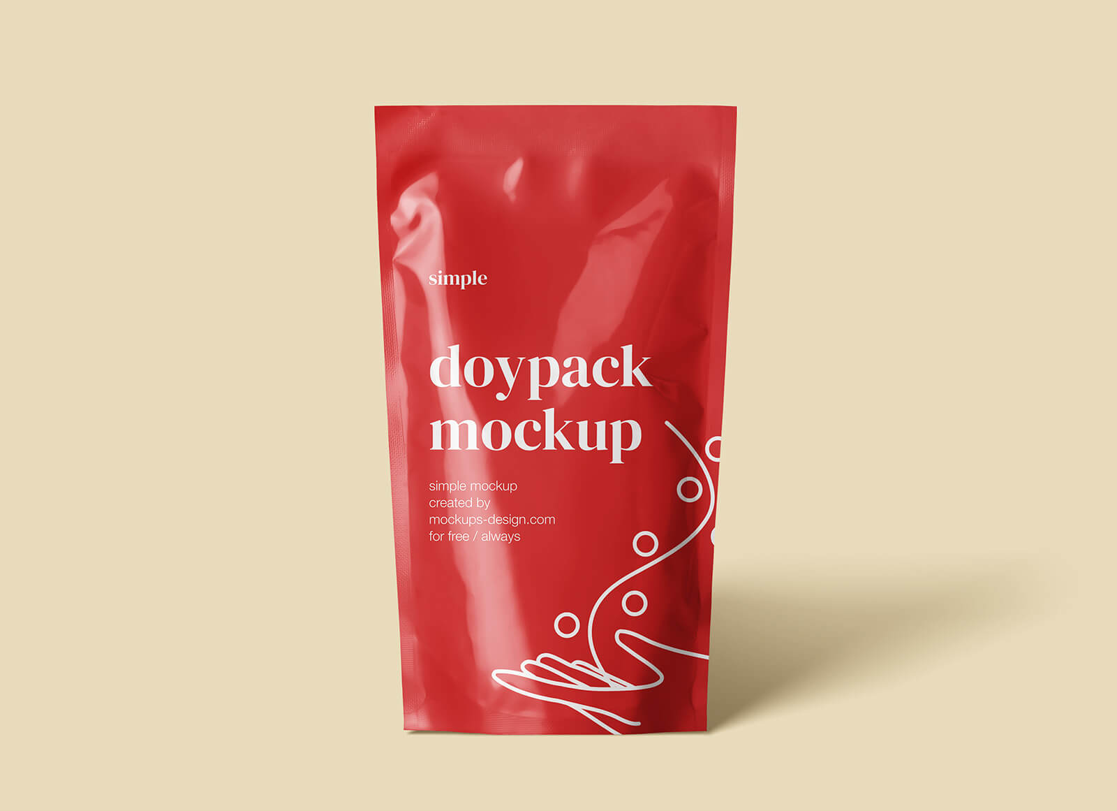 Free Simple_Doypack_Stand-Up-Pouch-Mockup-PSD