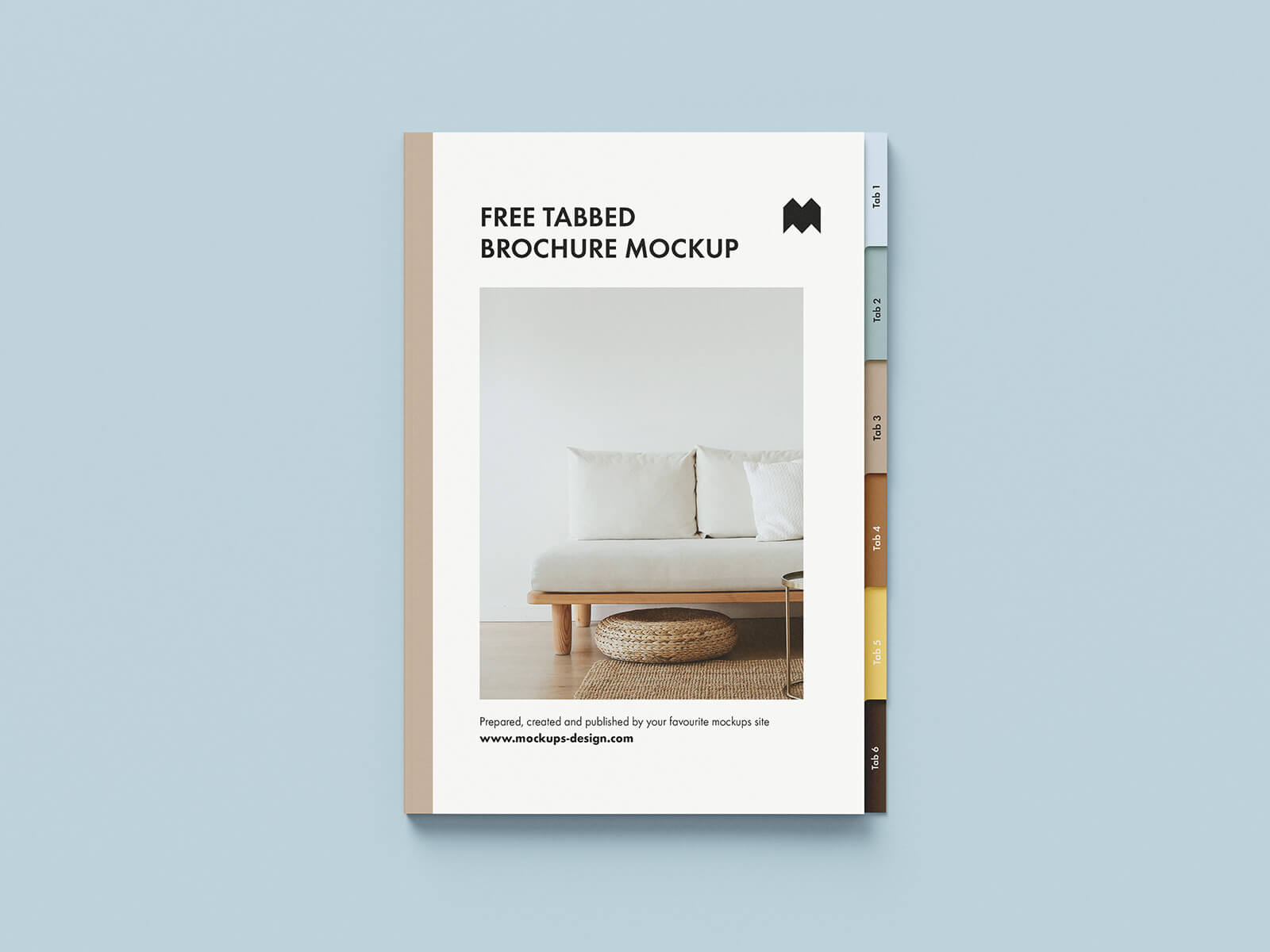 Free_Tabbed_Brochure_mockup PSD