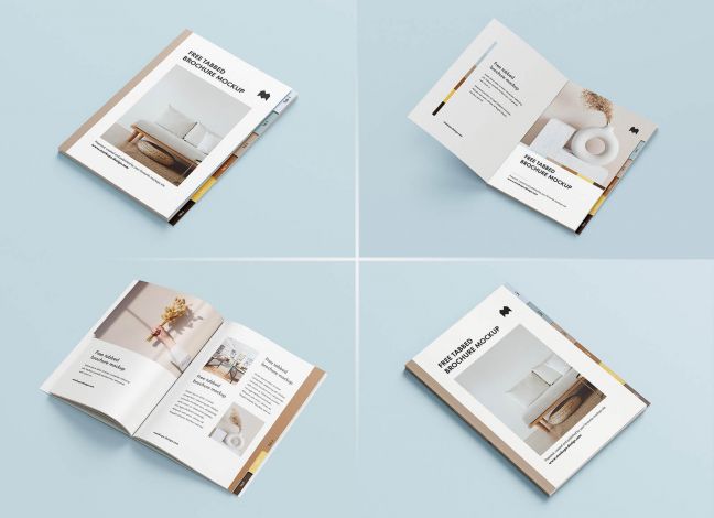 110+ High Quality Free Brochure Mockups - Good Mockups