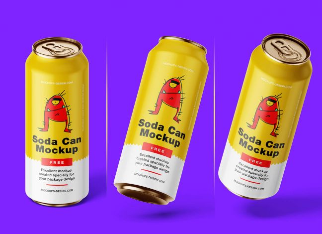 85+ Free Beverage Soda / Food Tin Can Mockups - Page 3 of 8 - Good Mockups