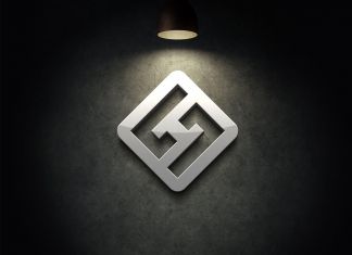 Free-3D-logo-On-the-Wall-Mockup-PSD
