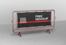 Free-Crowd-Barrier-Banner-Mockup-PSD