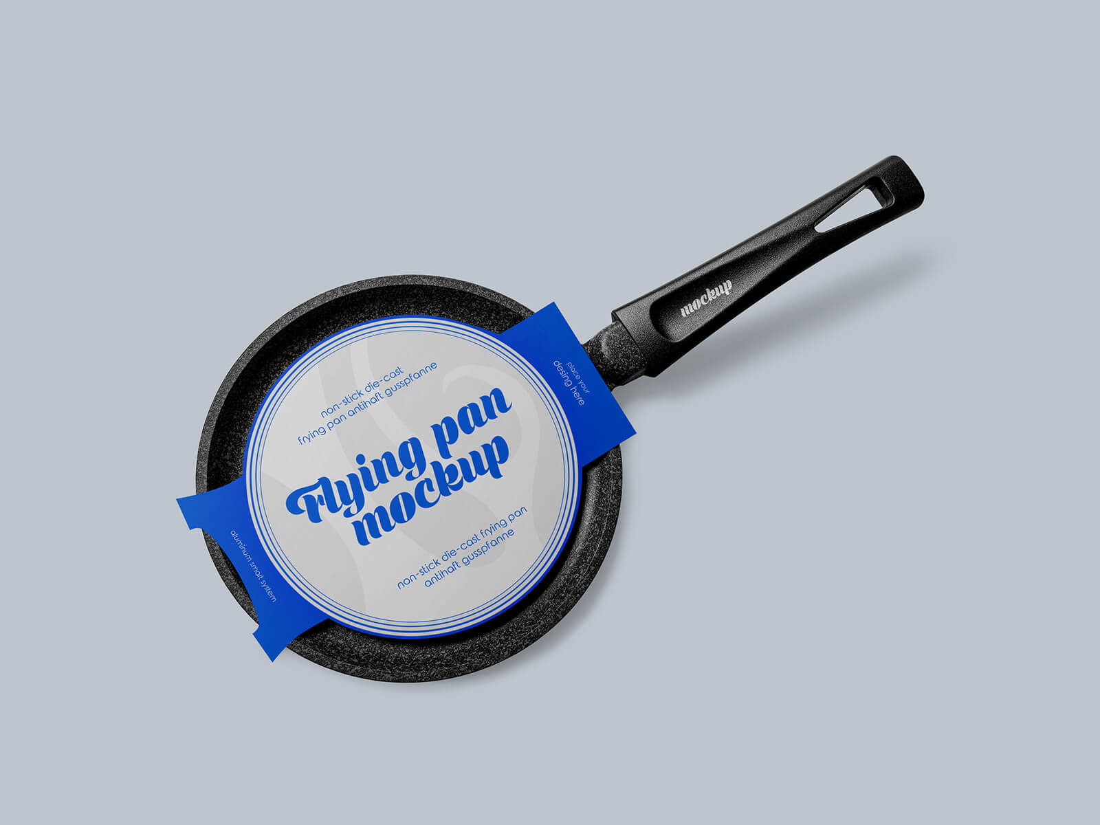 Kitchen mockup, Empty cooking frying pan, (2257090)