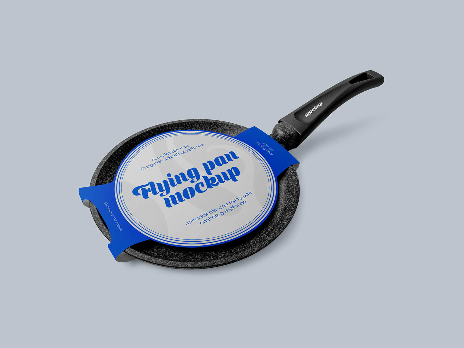 Free Frying Pan Mockup PSD Set