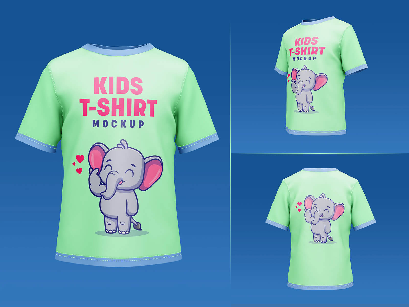 Free Kids T-Shirt Mockup Psd Set - Good Mockups