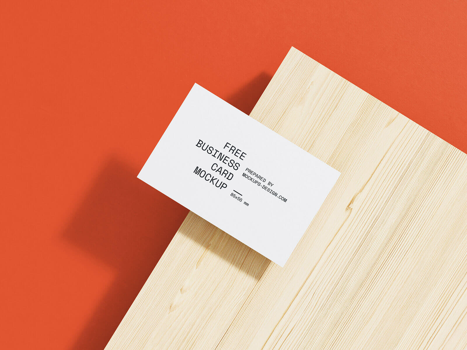 Free Minimal Business Card Mockup PSD Set