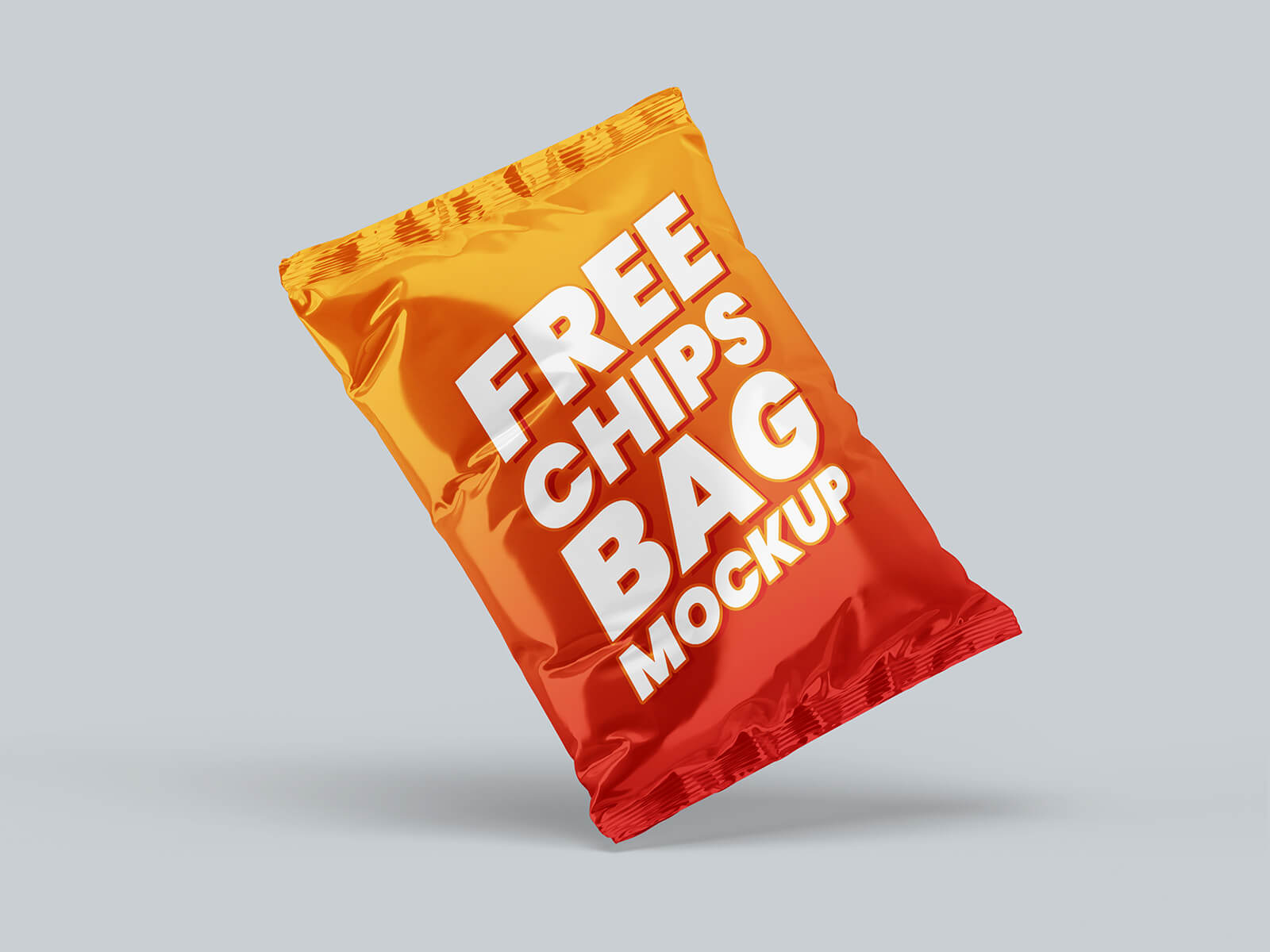 Free Potato Chips Bag Mockup PSD Set