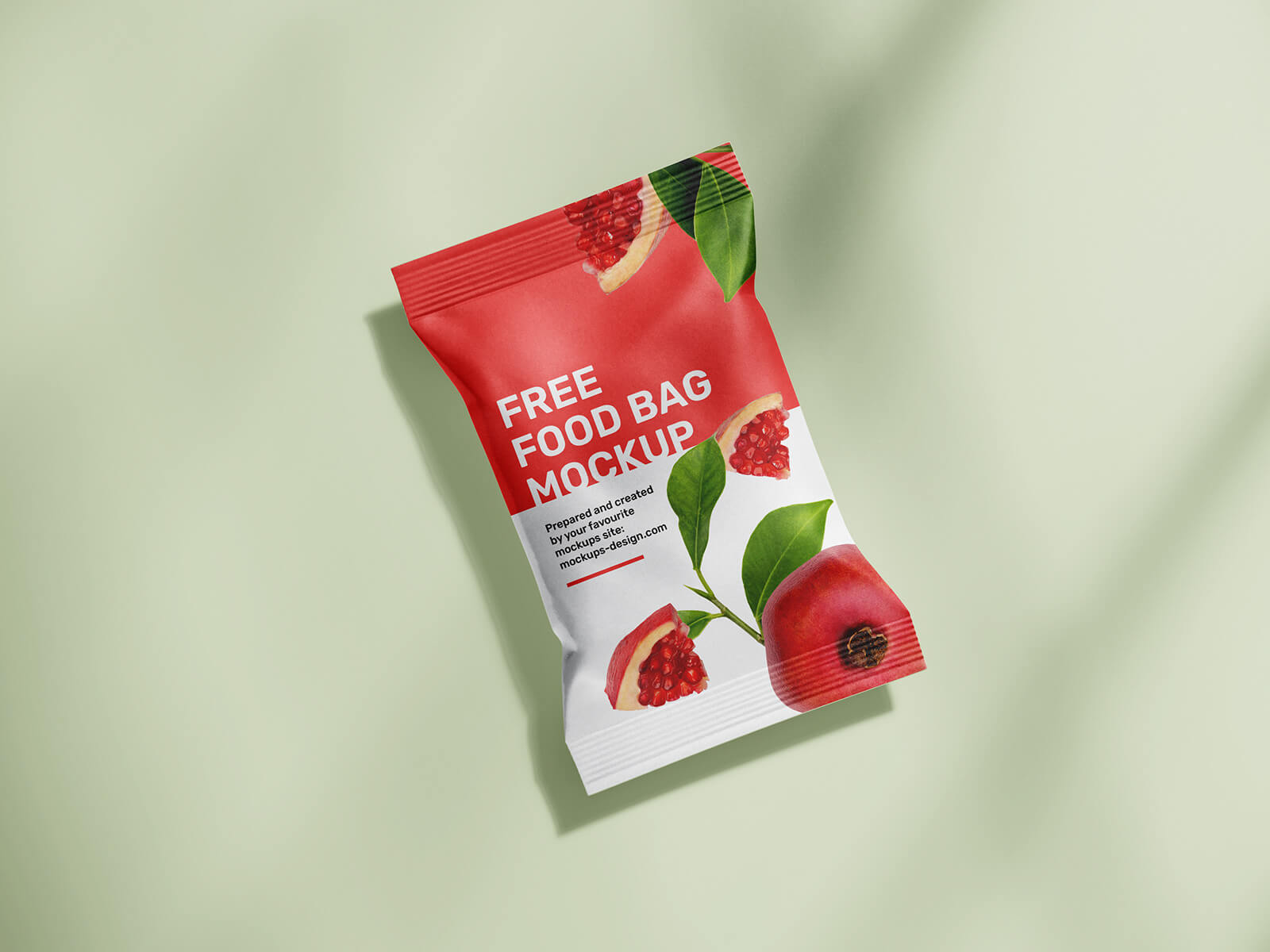 Free Snack Food Packaging Bag Mockup PSD Set