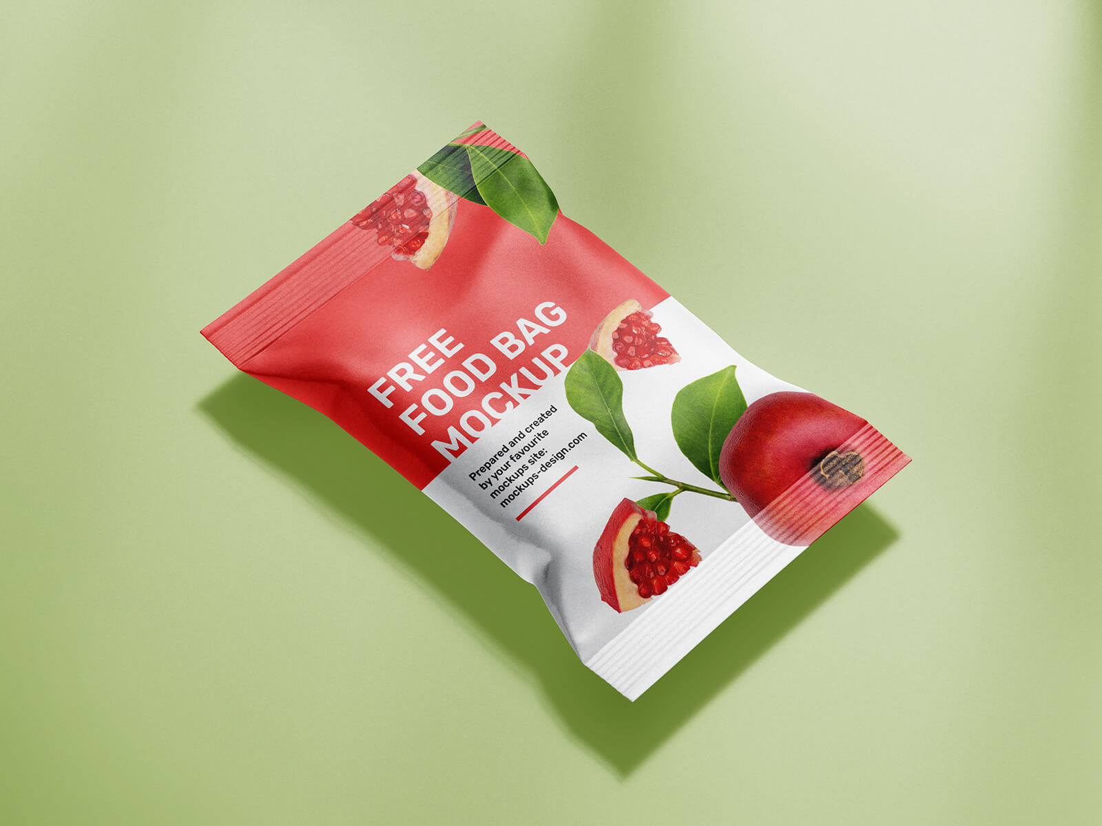 Free Snack Food Packaging Bag Mockup PSD Set