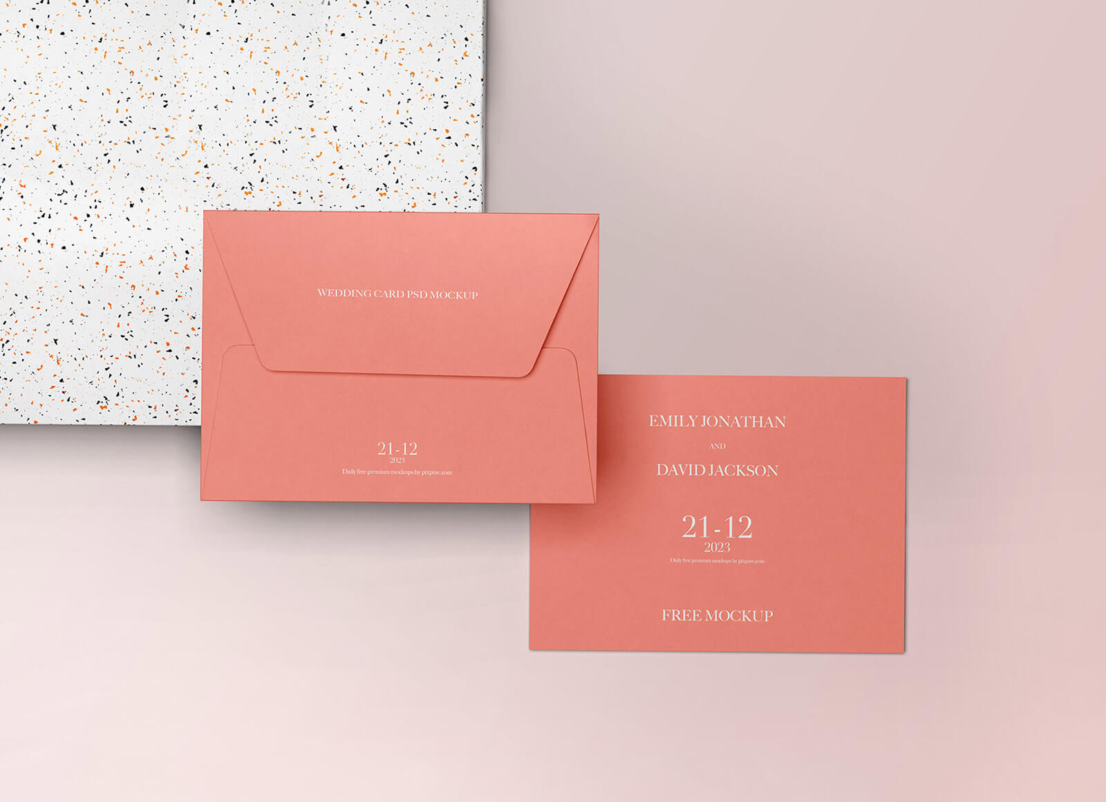 Free-Wedding-Card-&-Envelope-Mockup-PSD