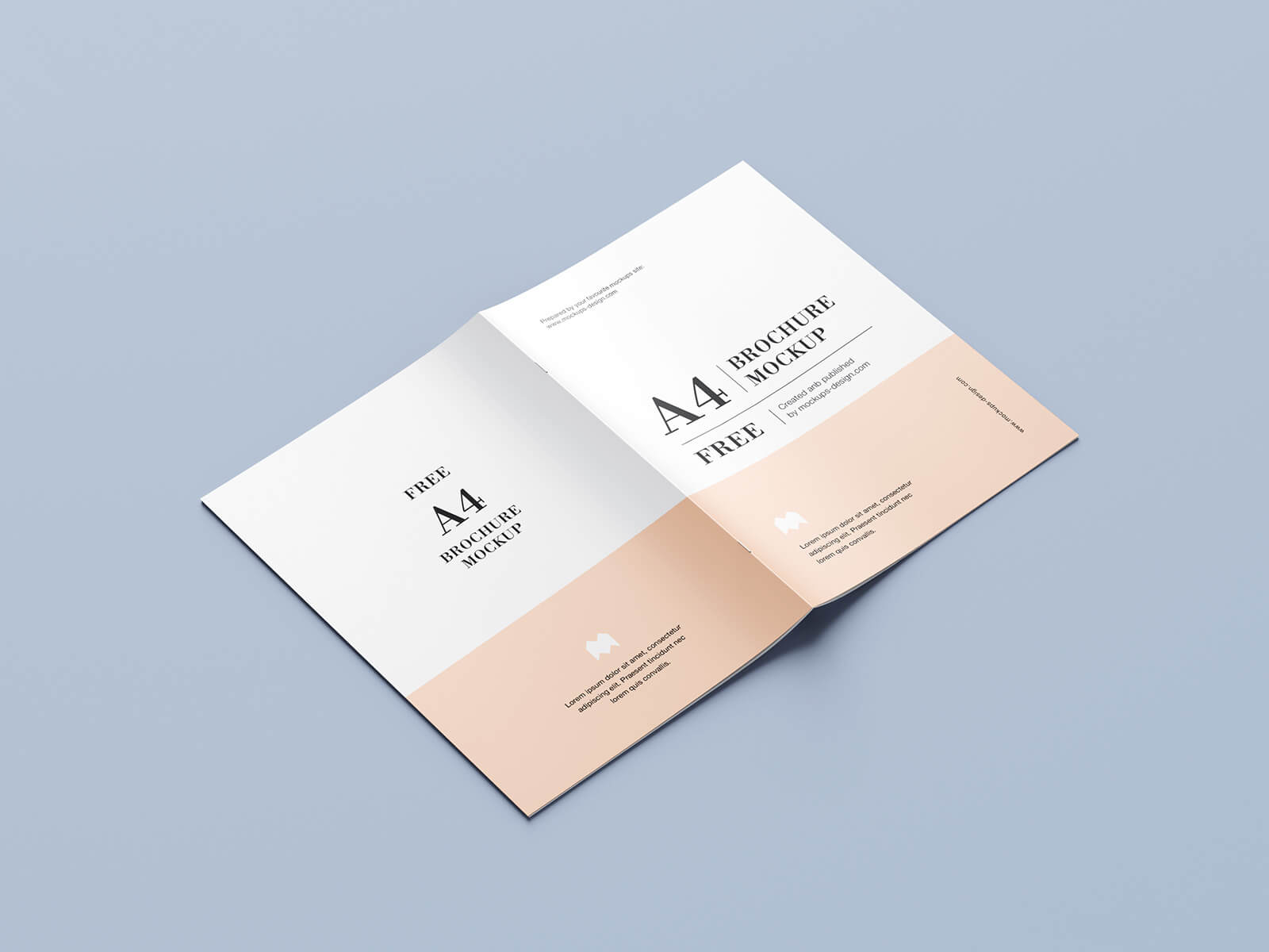 6 Free A4 Multi-Page Brochure Mockup PSD Set
