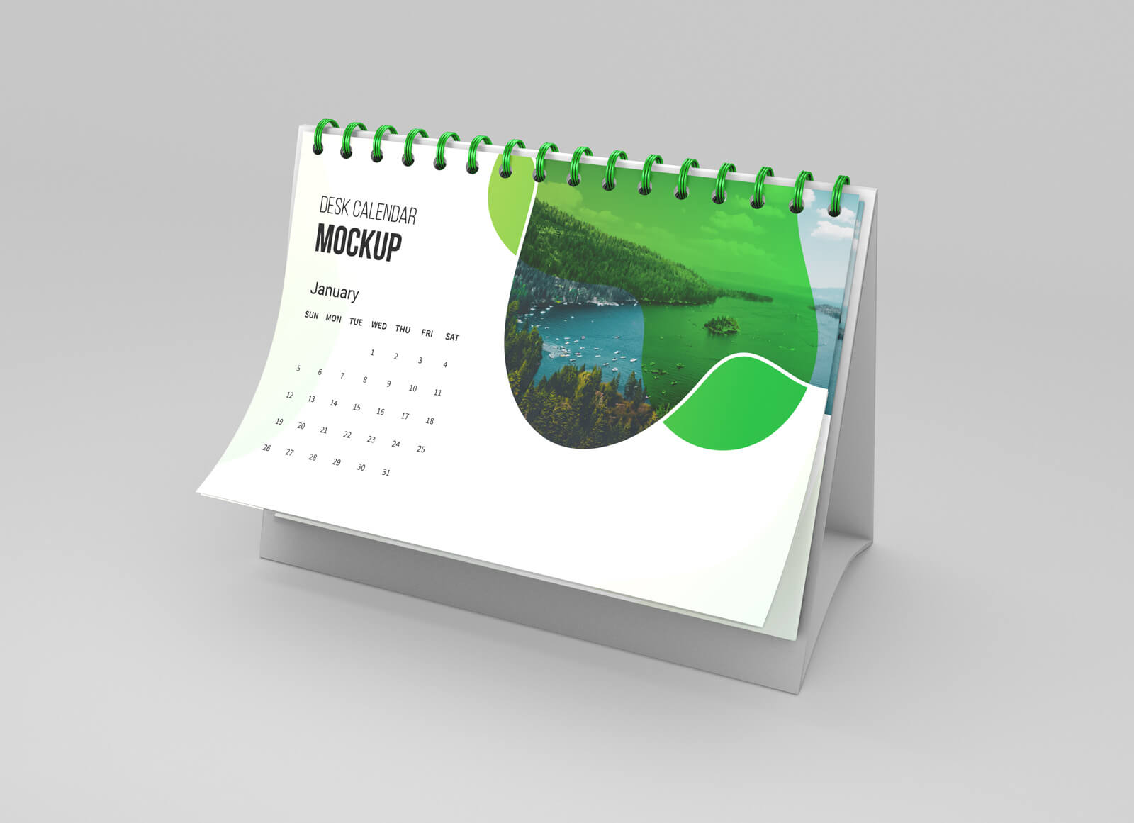 Free Fully Customizable Desk Calendar 2023 Mockup PSD Good Mockups