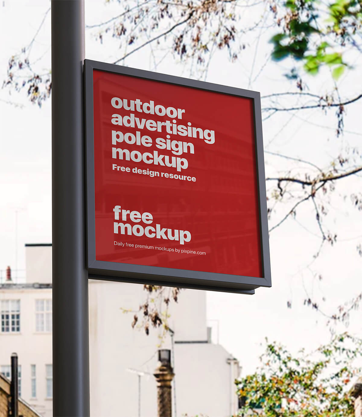 Free-Outdoor-Advertising-Pole-Sign-Mockup-PSD