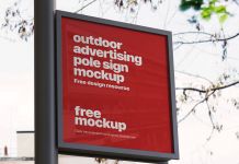 Free-Outdoor-Advertising-Pole-Sign-Mockup-PSD