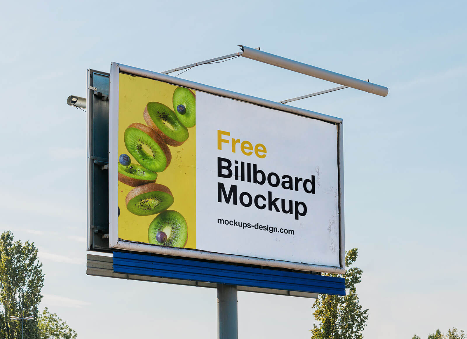 Free 3:2 Ration Shaded Billboard Mockup PSD - Good Mockups