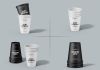 Free Stacked Paper Cups Mockup PSD Set