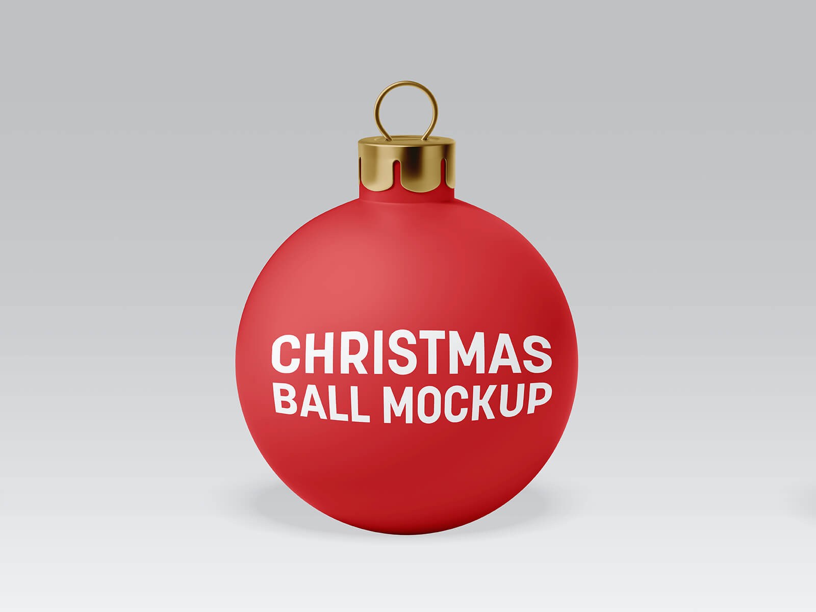 Free Christmas Balls / Baubles Mockup PSD