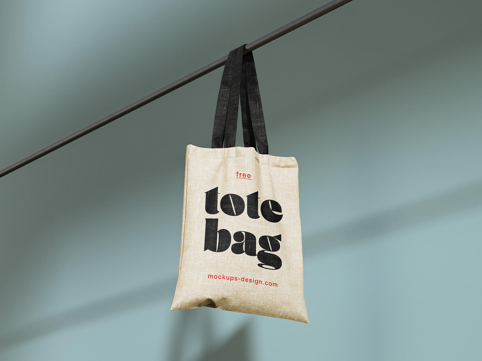Free Canvas Tote Bag Mockup PSD Set