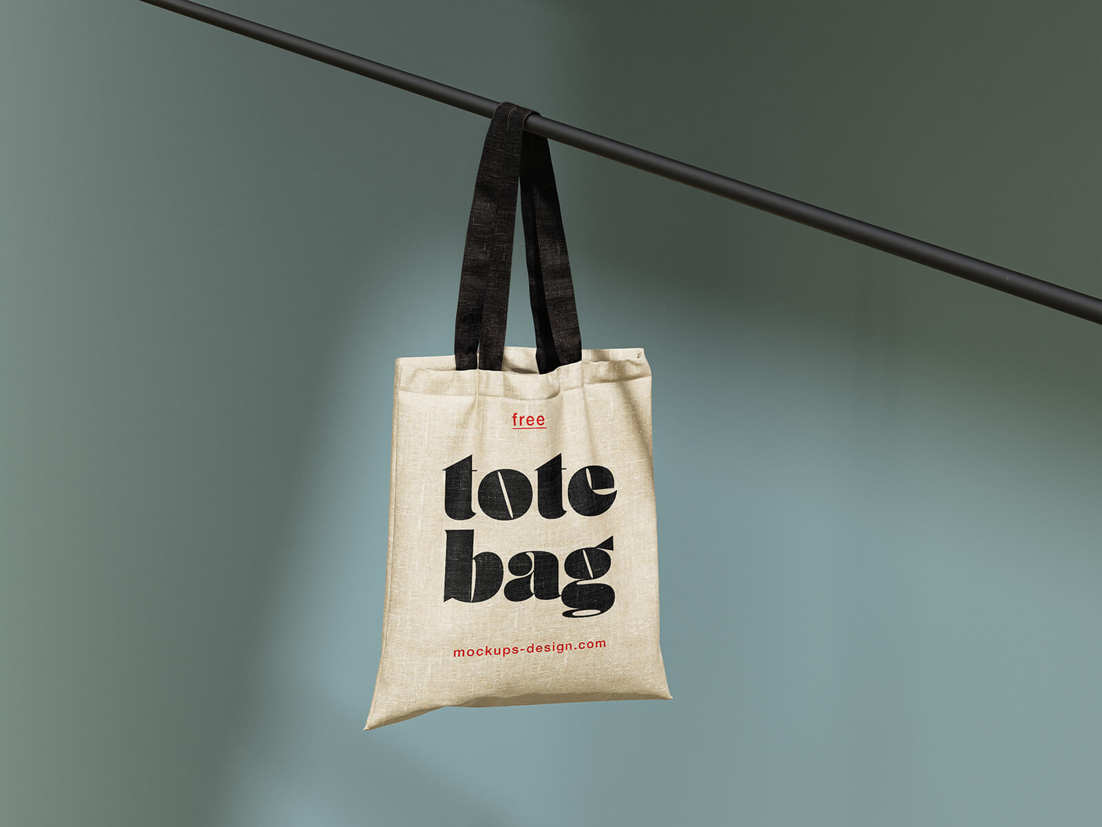 Free Canvas Tote Bag Mockup PSD Set