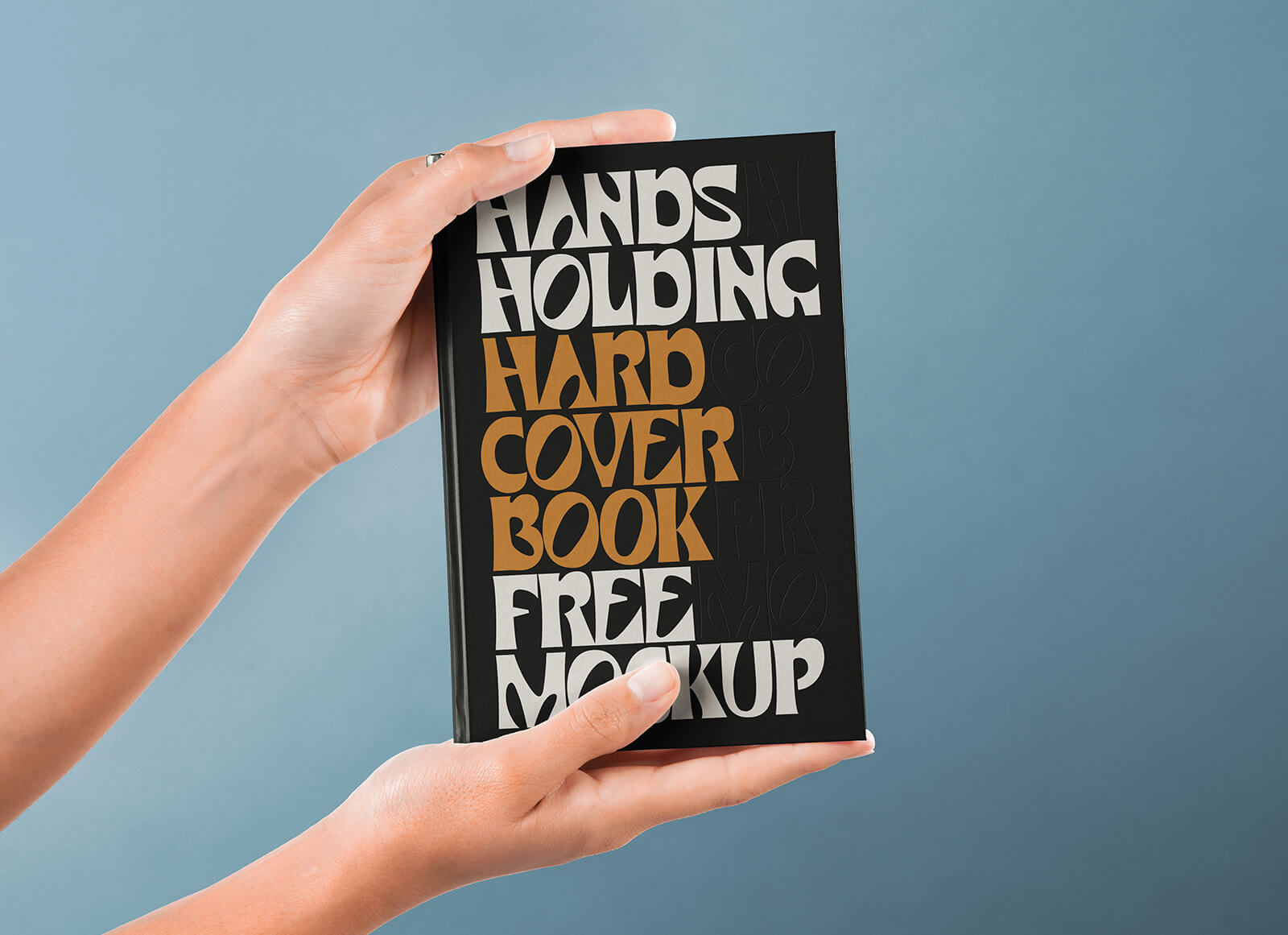 Book Cover In Hands Mockup