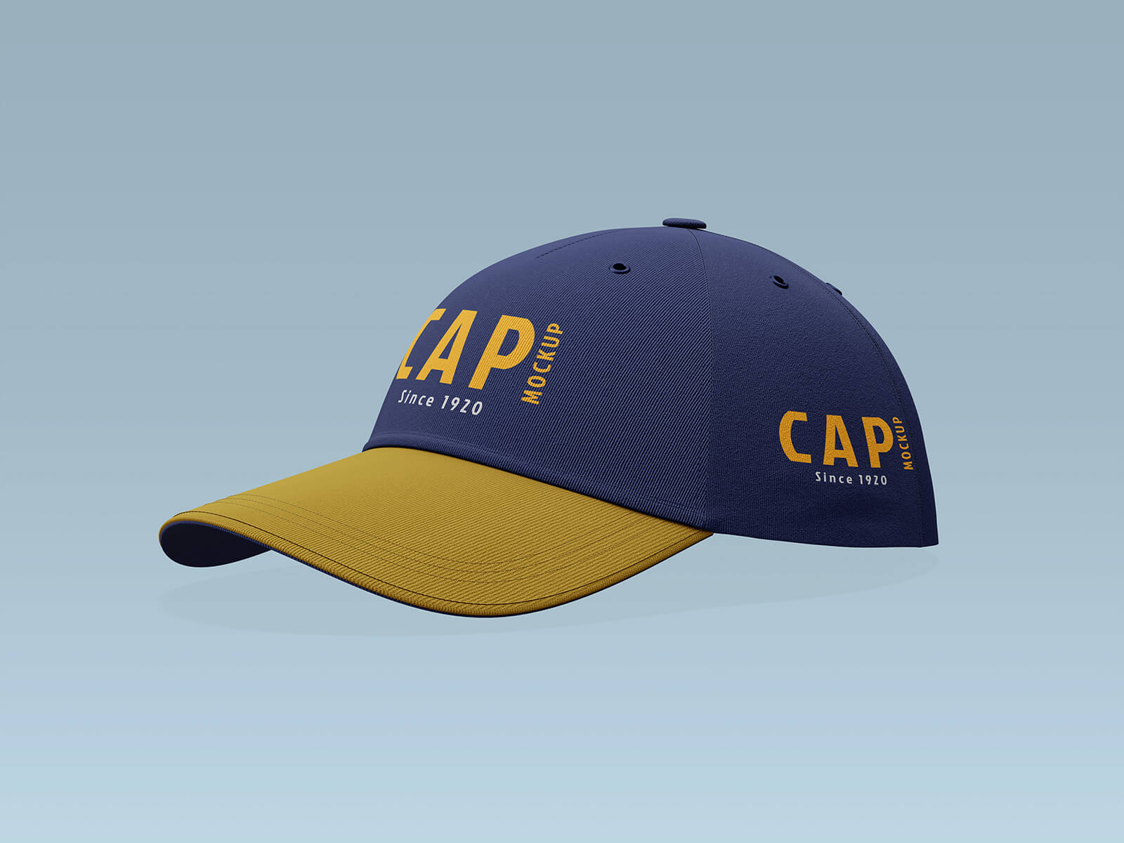 Free Baseball Cap / Hat Mockup PSD Set