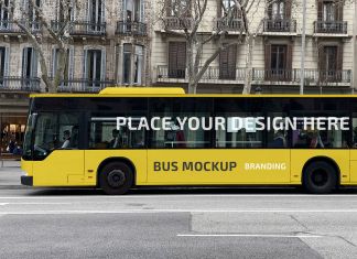 Free-City-Bus-Branding-Mockup-PSD-File