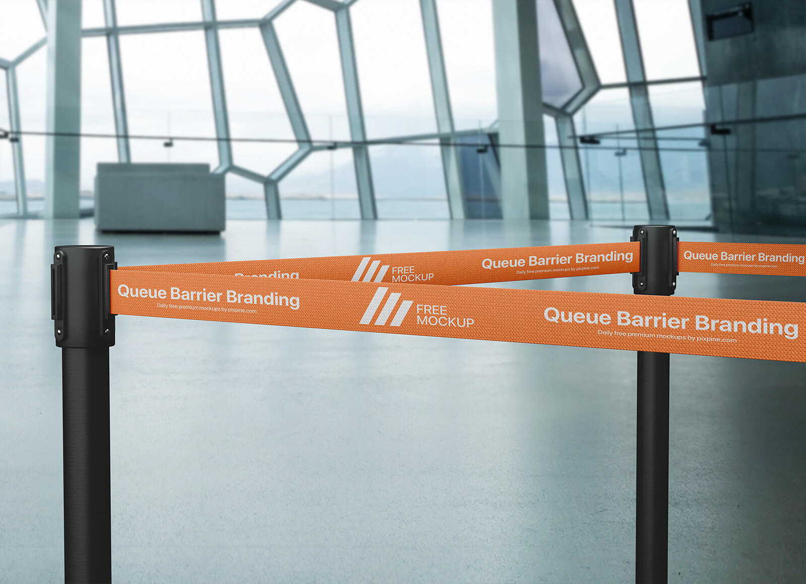 Free-Crowd-Control-Queue-Barrier-Mockup-PSD