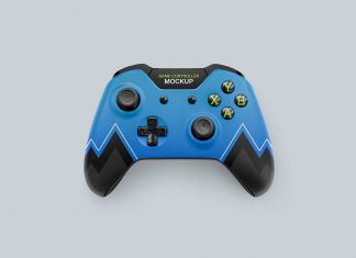 Free Game Controller Mockup PSD