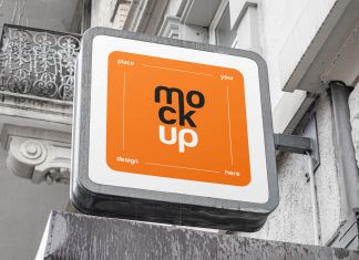 Free-Rounded-Square-Signboard-Mockup-PSD