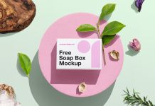 Free Soap Box Mockup Scene PSD Presentation