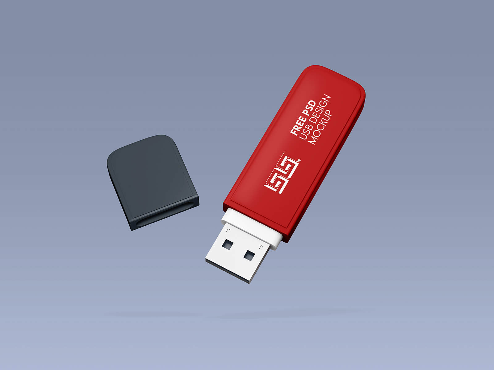 Free USB Pen Drive Mockup PSD Set (1)