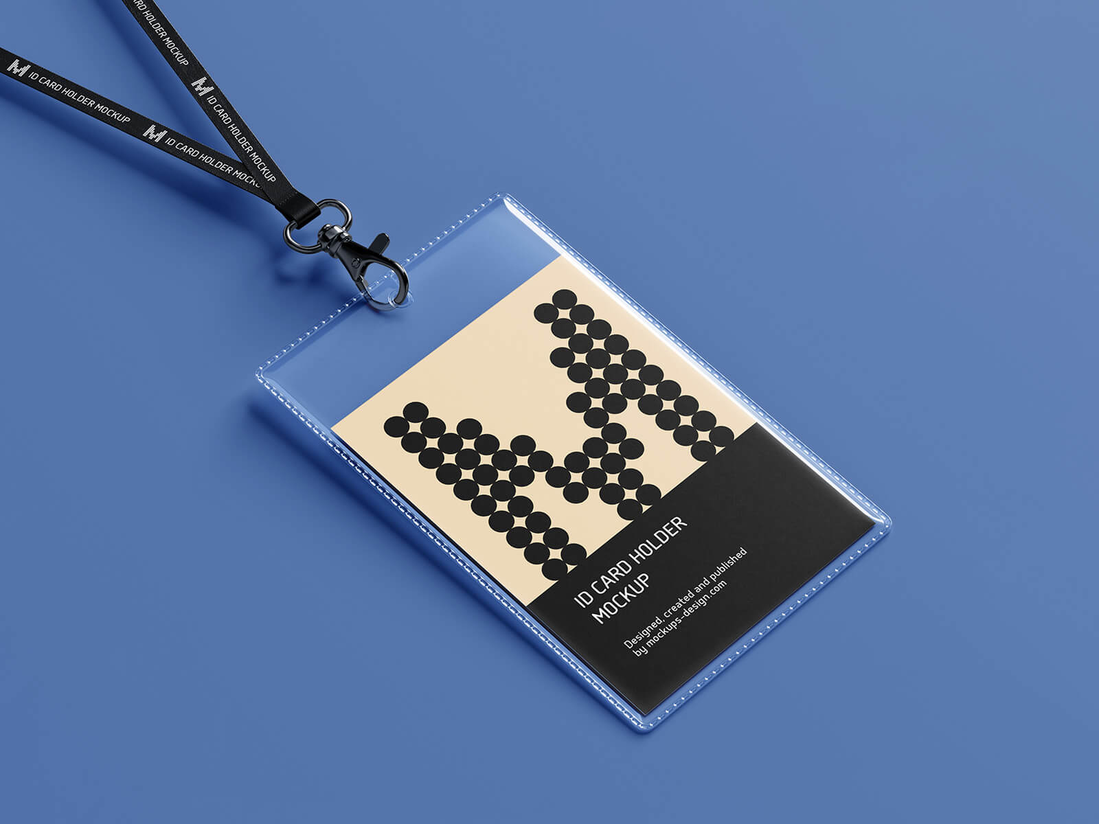 4 Free Laminated ID Card Mockup PSD