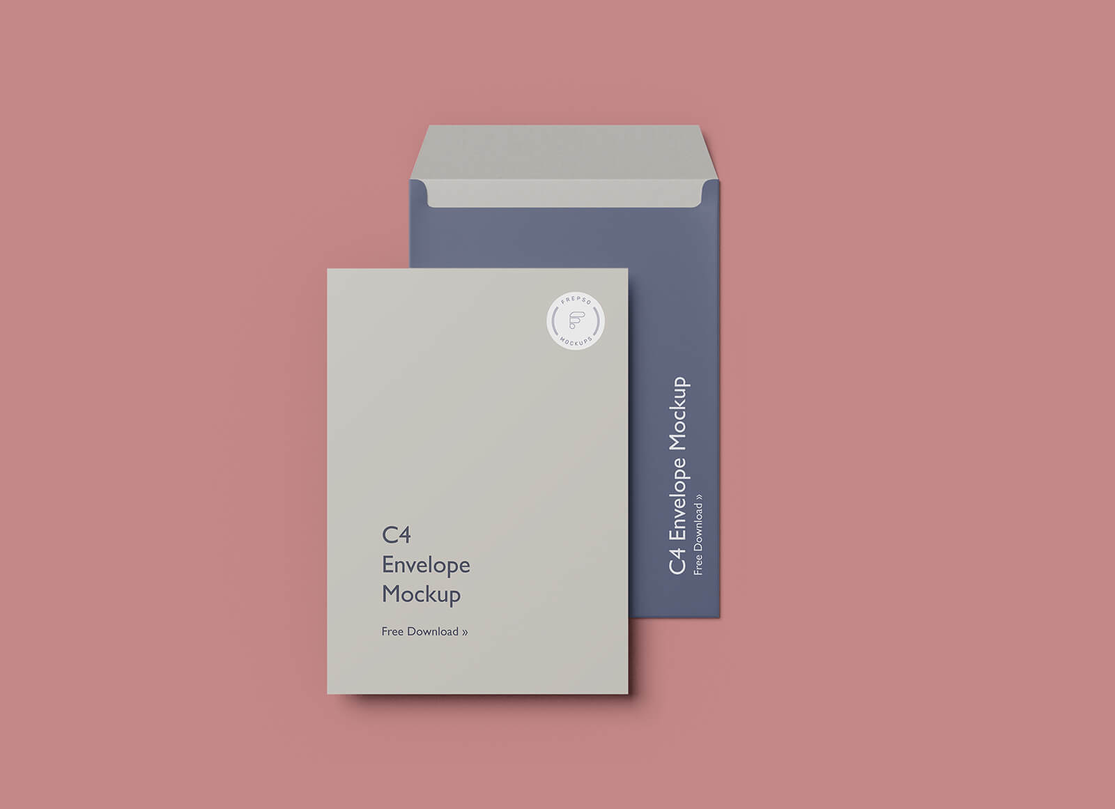 Free C4 Envelope Mockup PSD - Good Mockups