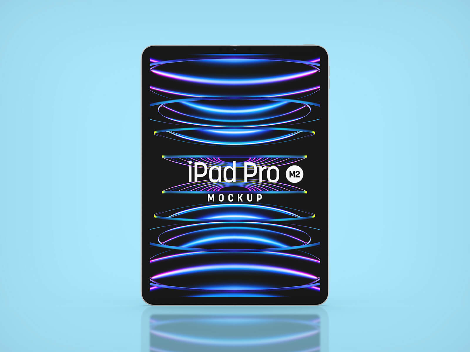 Free M2 iPad Pro 2023 Mockup PSD Set