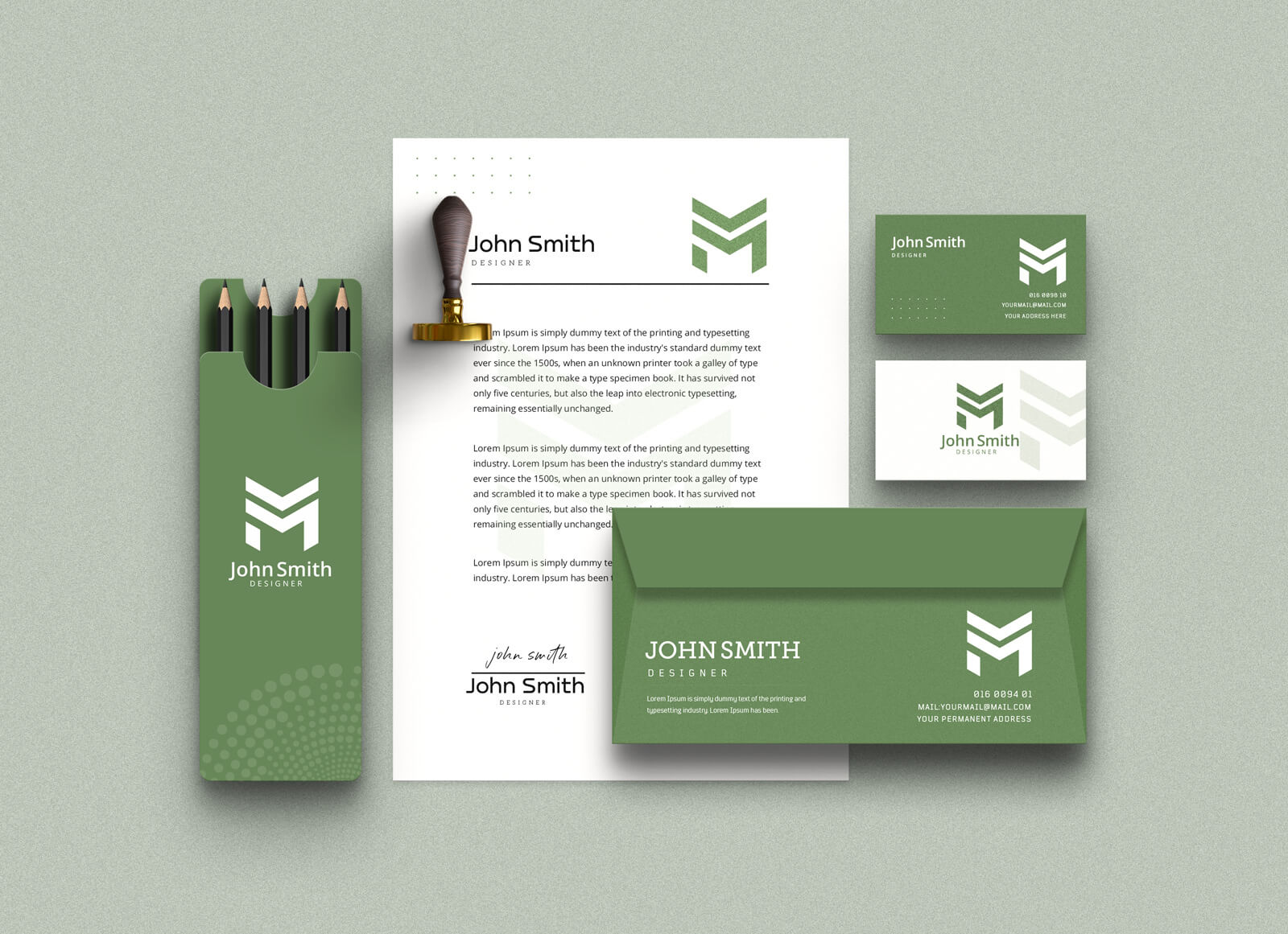 logo stationery set