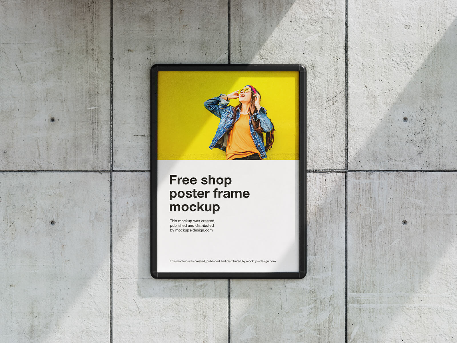 Free-Street-Poster-With-Frame-Mockup-PSD-Set