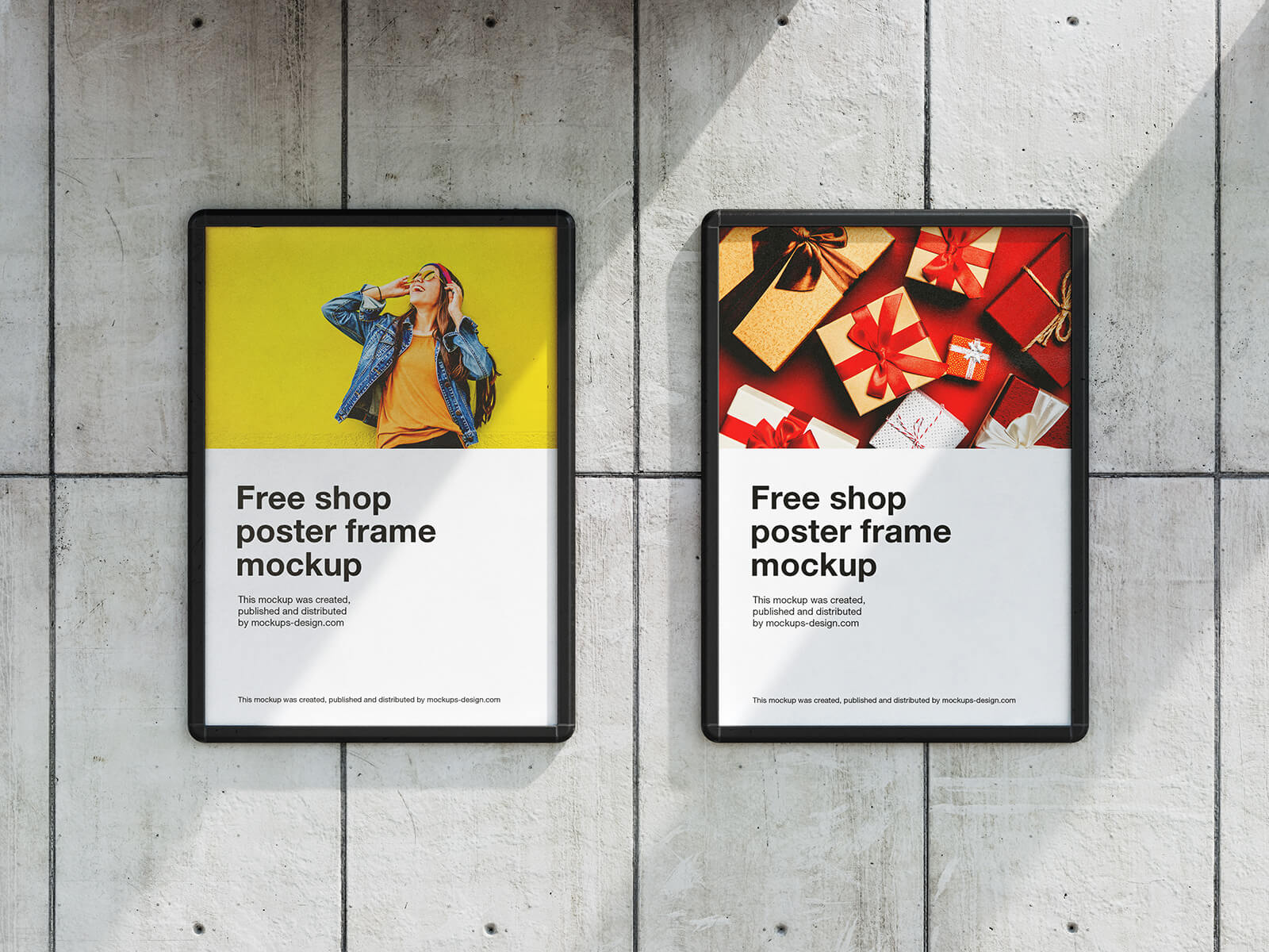 Free-Street-Poster-With-Frame-Mockup-PSD-Set